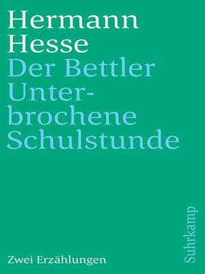 cover image of Der Bettler und Unterbrochene Schulstunde